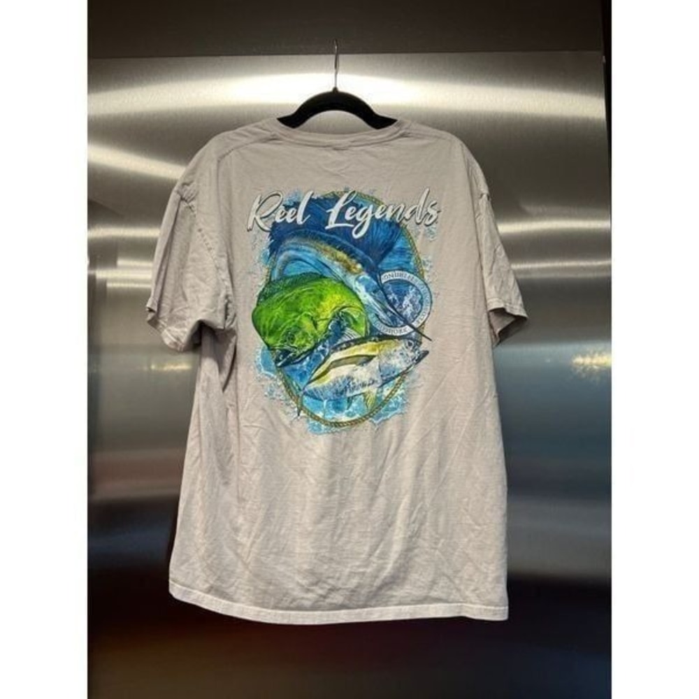 Reel legends fishing shirt men's size XL‎